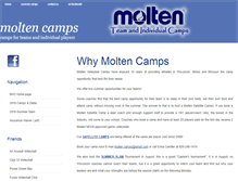 Tablet Screenshot of moltencamps.net